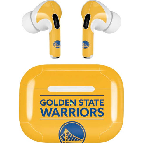 NBA Golden State Warriors Standard - Yellow Apple AirPods Pro Skin